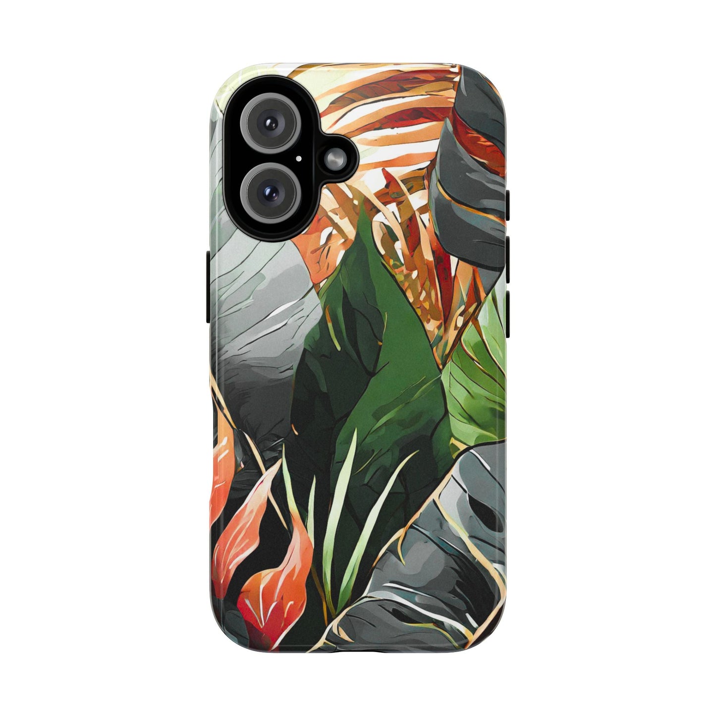 Tropical Leaf Tough Phone Case