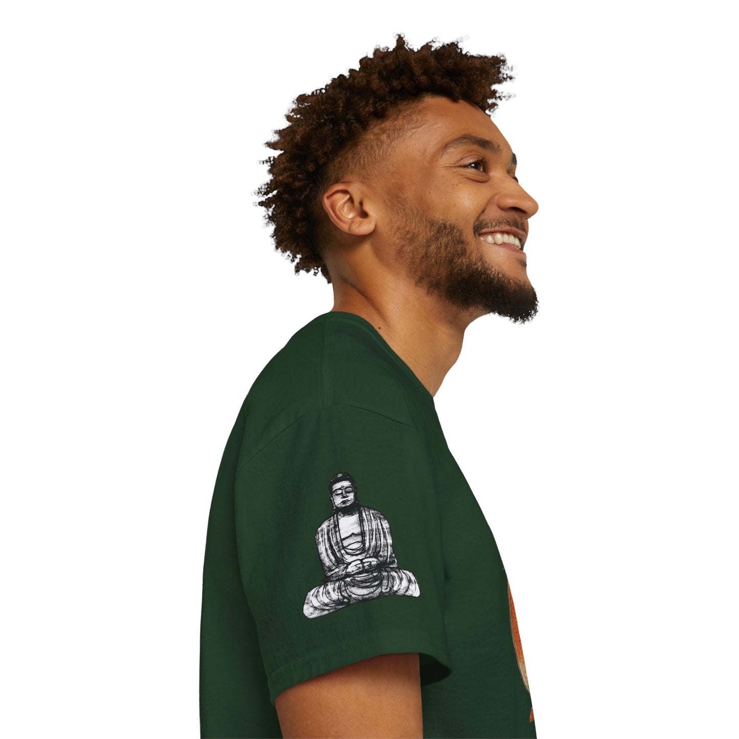 Fine Art Buddha Oil Paint Print Unisex Ultra Cotton Tee