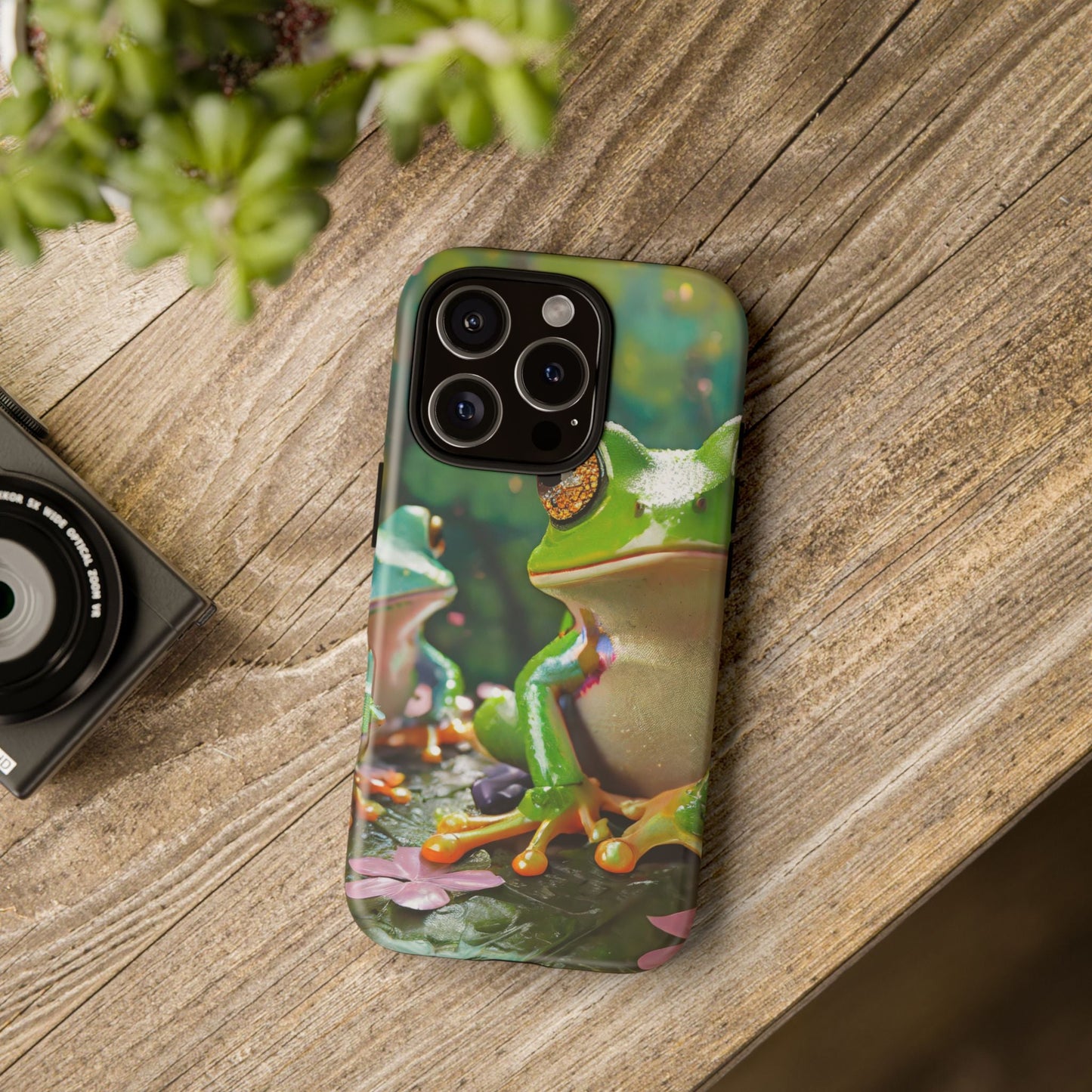 Someone Watching Colorful Frog Tough Phone Case