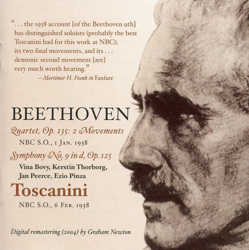 Arturo Toscanini - Toscanini Conducts Symphony 9 Music CD