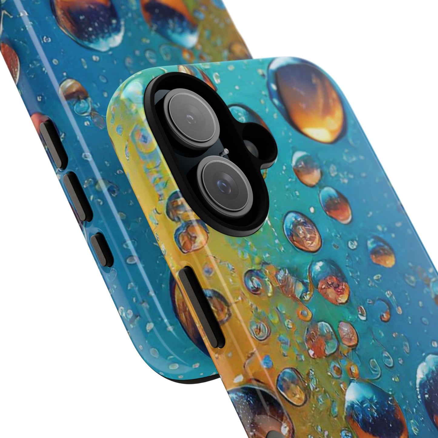Colorful Water Droplets Tough Phone Case
