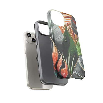 Tropical Leaf Tough Phone Case