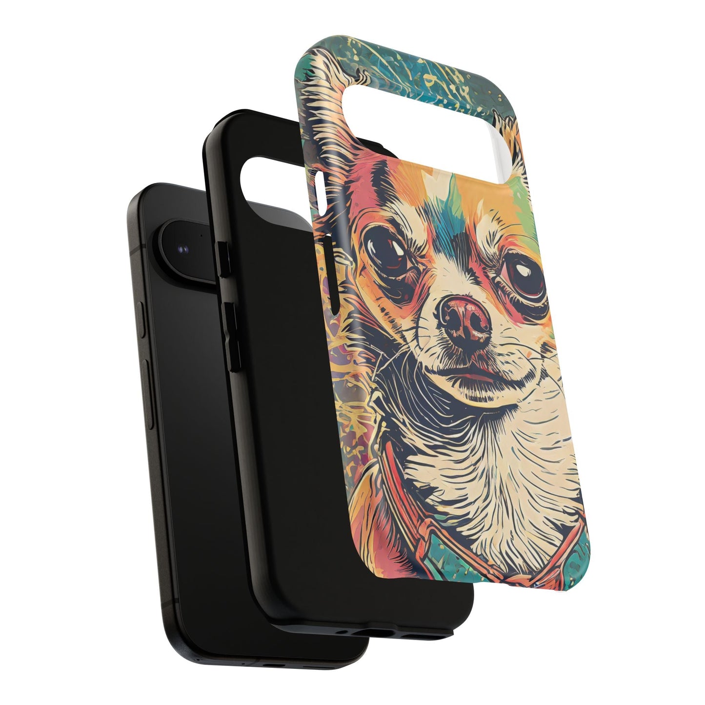 Abstract Chihuahua Tough Phone Cases