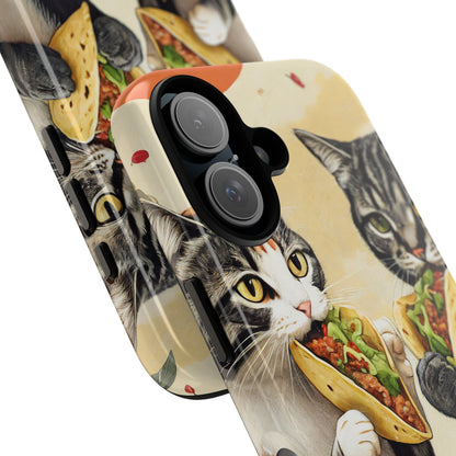Funny Taco Cat Tough Phone Case