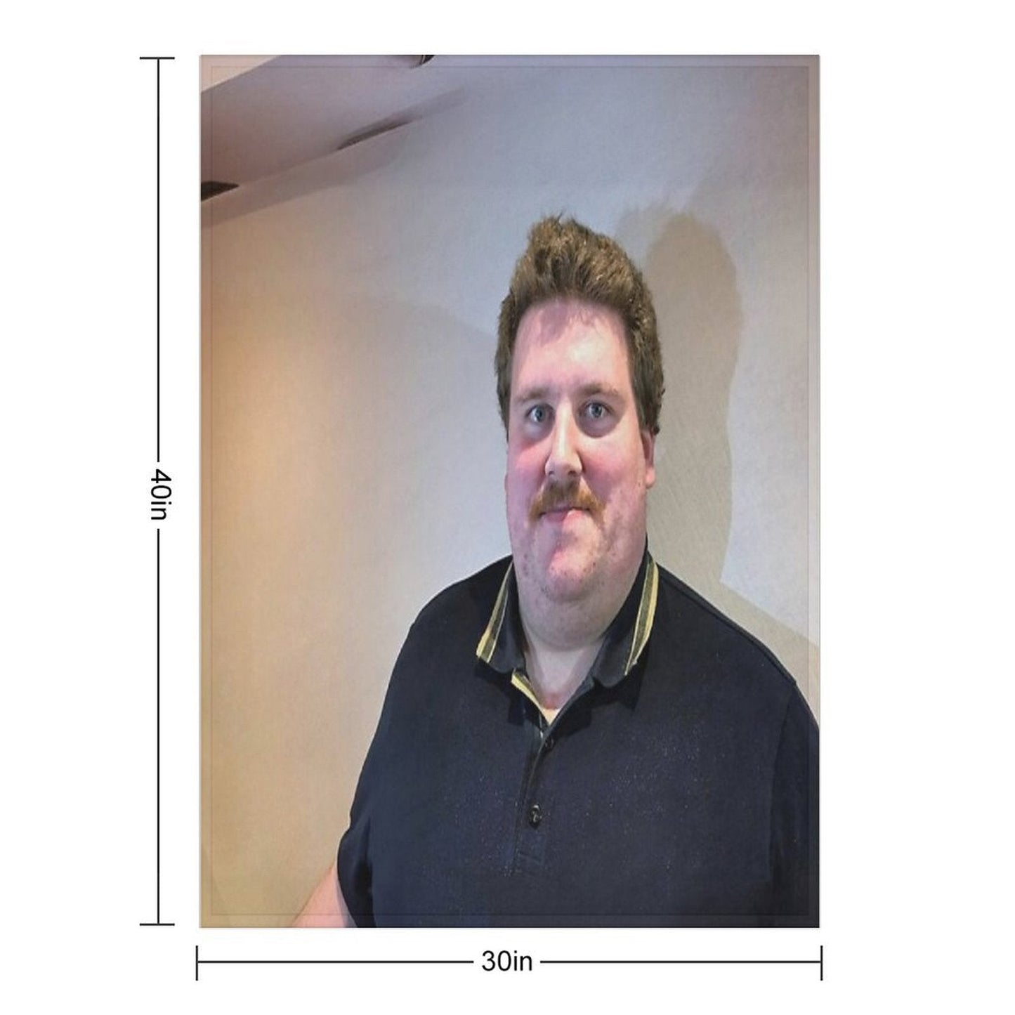 Drachenlord Poster - Rainer Winkler The Superstar Original (2024)  Upscaled, High Quality Poster Throw Blanket