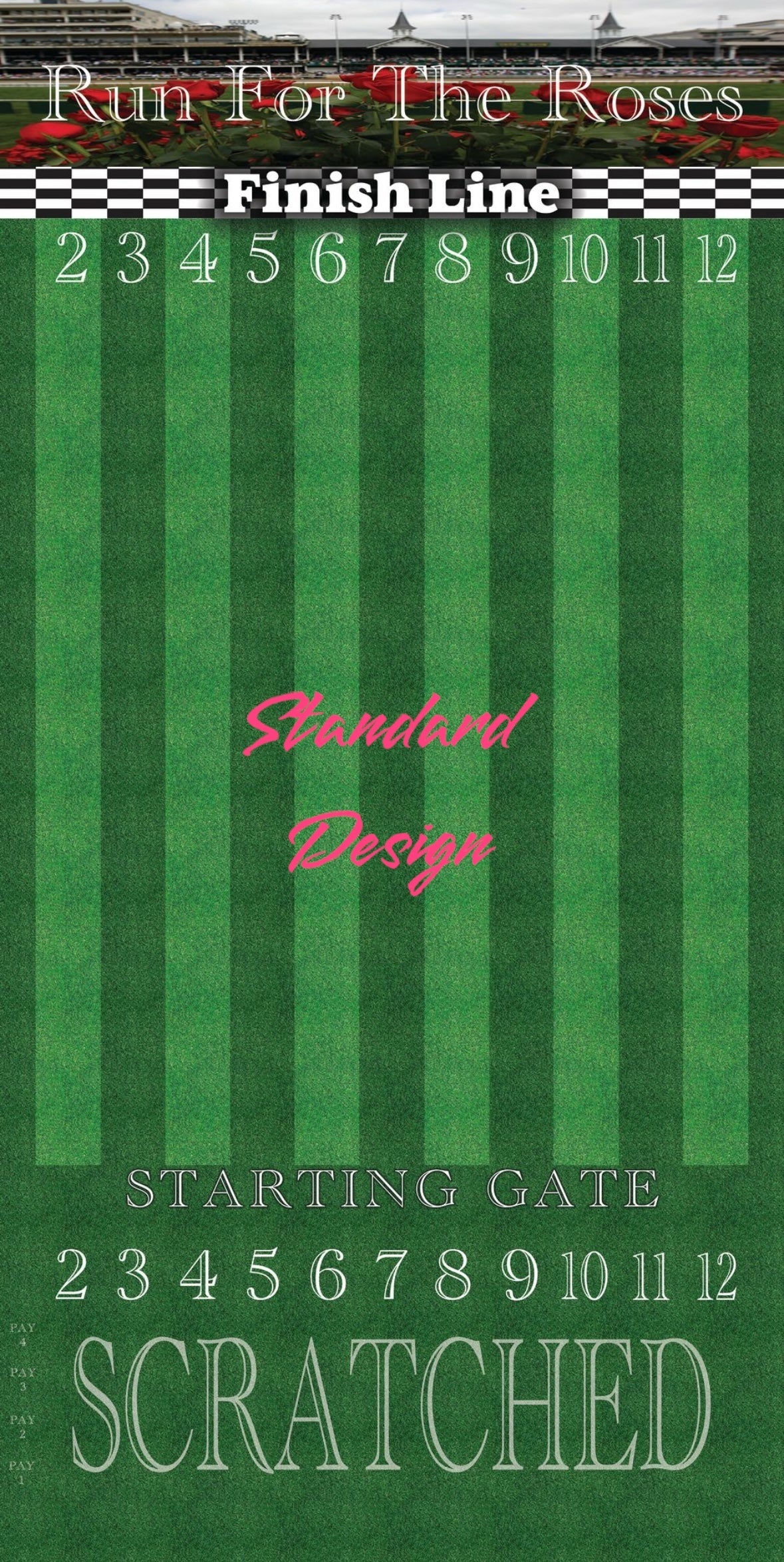 Jumbo Horse Game Turf Theme with Printed Rails - Triathlete Store