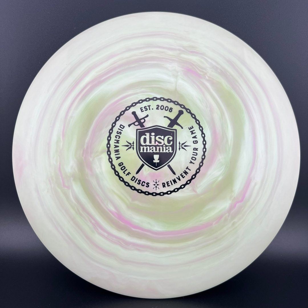 Swirly S-Line TD - Shield & Swords Stamp