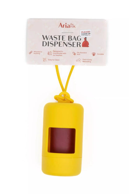 Sun-kissed Yellow Waste Bag Dispenser