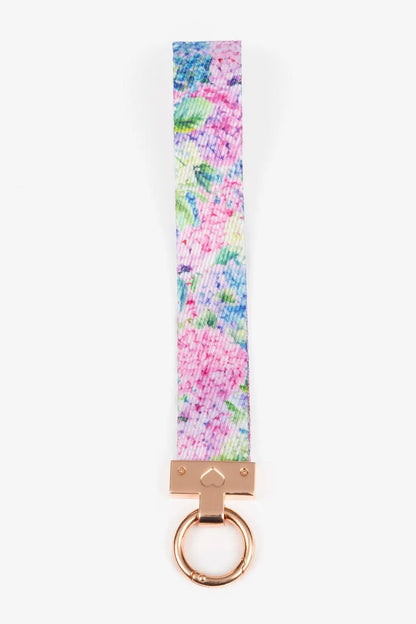 Hydrangea Haven Wristlet Keychain