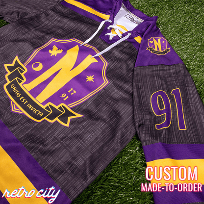 Nevermore Academy Lace-Up Hockey Jersey Sweater