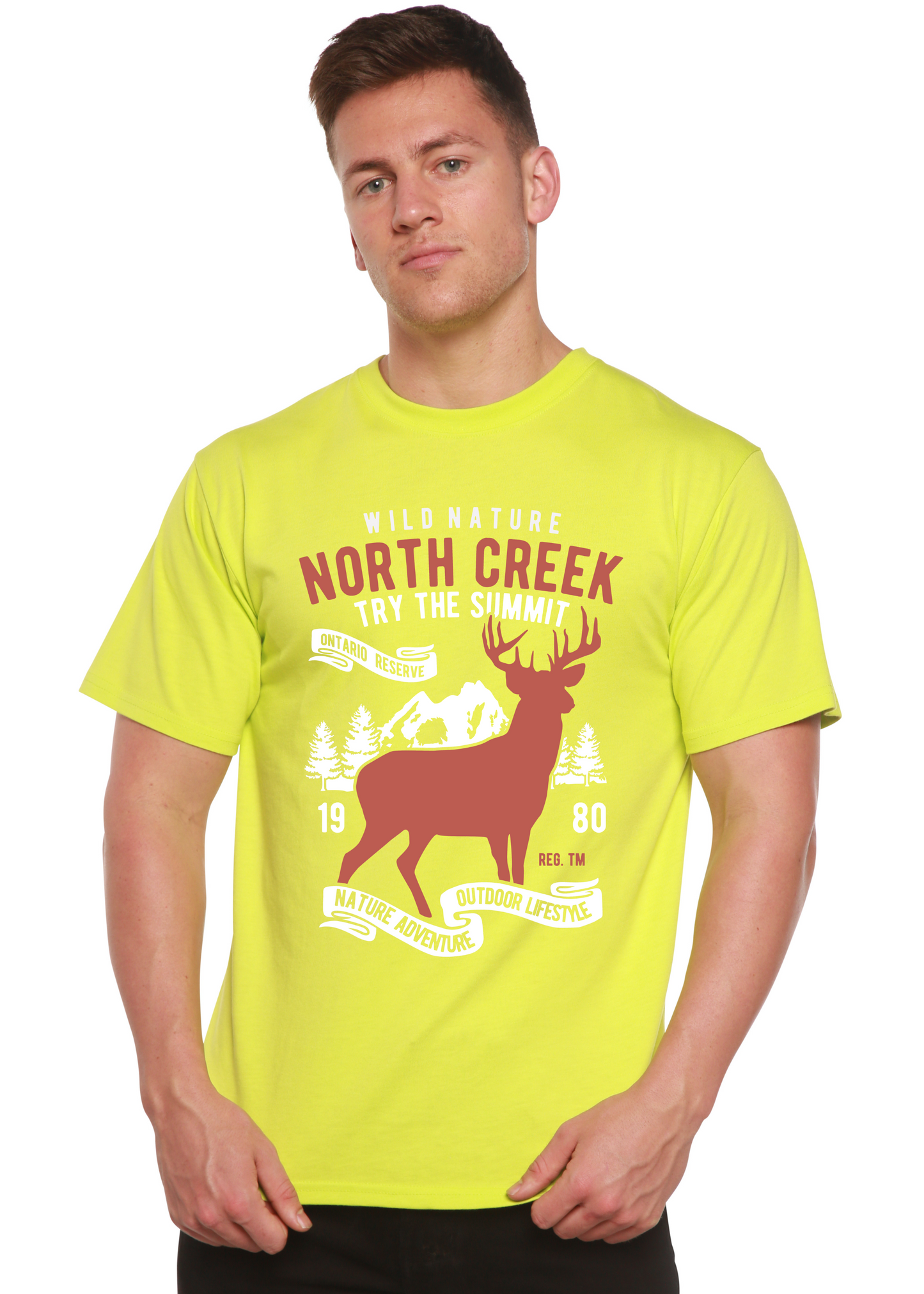 North Creek Spun Bamboo® Men's Bamboo Viscose/Organic Cotton Short Sleeve Graphic T-Shirt