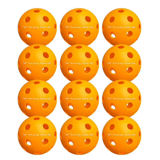 Indoor Practice Pickleballs - Orange