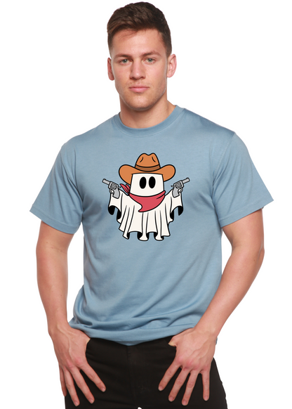 Cowboy Ghost Unisex Bamboo Viscose/Organic Cotton Short Sleeve Graphic T-Shirt