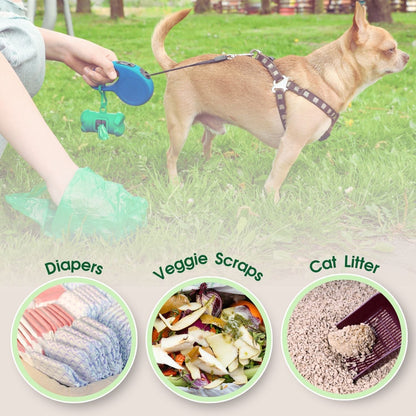 Handle Tie Dog Poop Bags