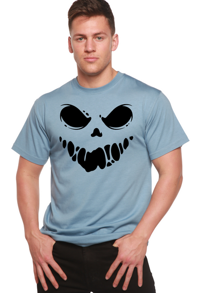 Halloween Boo Men's Bamboo Viscose/Organic Cotton Short Sleeve Graphic T-Shirt