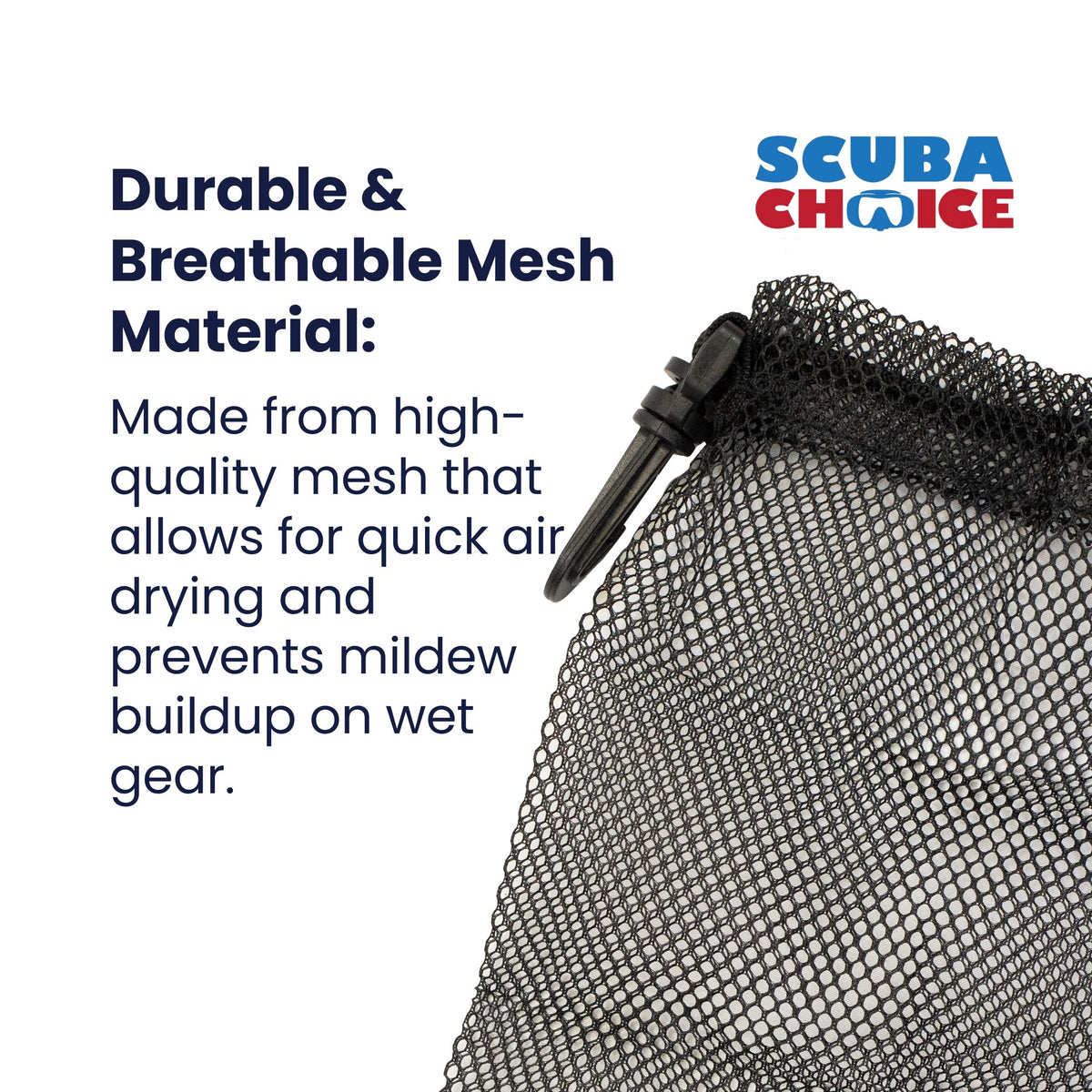 Scuba Choice Mask/ Surface Marker/ Multi Purposes Storage Mesh Bag