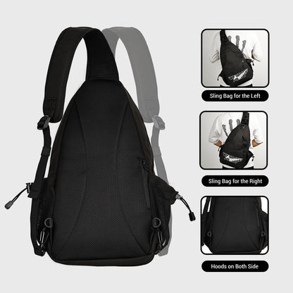 Pickleball Sling Bag - Black