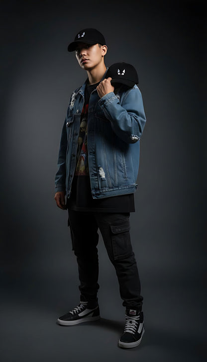 Amazed Cat Corduroy Hat