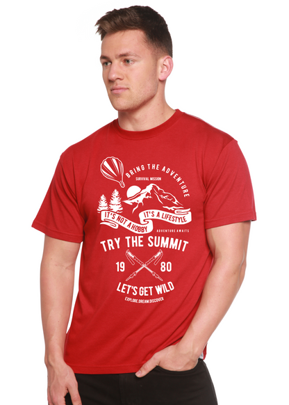 Try The Summit Spun Bamboo® Men's Bamboo Viscose/Organic Cotton Short Sleeve Graphic T-Shirt