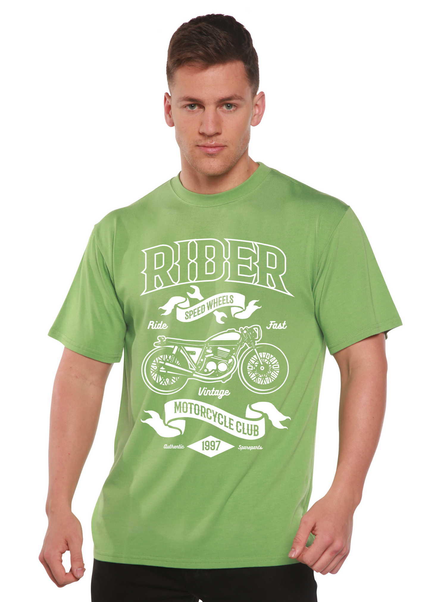 Rider Spun Bamboo® Men's Bamboo Viscose/Organic Cotton Short Sleeve Graphic T-Shirt