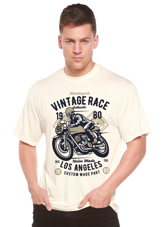 Vintage Race Spun Bamboo® Men's Bamboo Viscose/Organic Cotton Short Sleeve Graphic T-Shirt