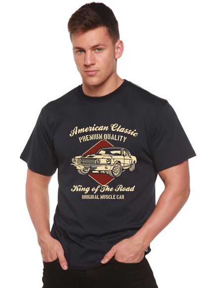 American Classic Men's Bamboo Viscose/Organic Cotton Short Sleeve Graphic T-Shirt