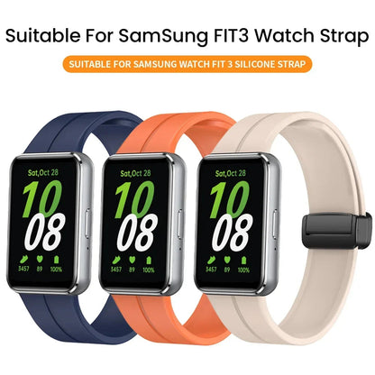 Silicone Samsung Galaxy Watch Band For Fit 3