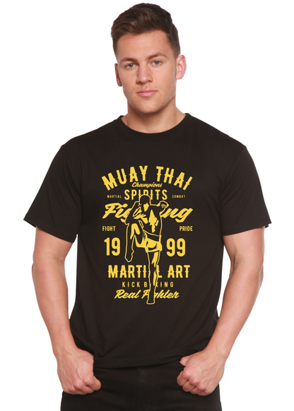 Muay Thai Spun Bamboo® Men's Bamboo Viscose/Organic Cotton Short Sleeve Graphic T-Shirt