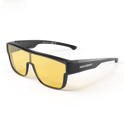 ROCKBROS Polarized Fit Over Glasses UV400 Sunglasses Wrap Around for Men Women