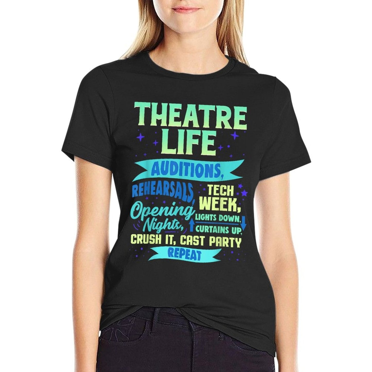Theatre Nerd Actor Gift Funny Musical Theater Thespian T-Shirt