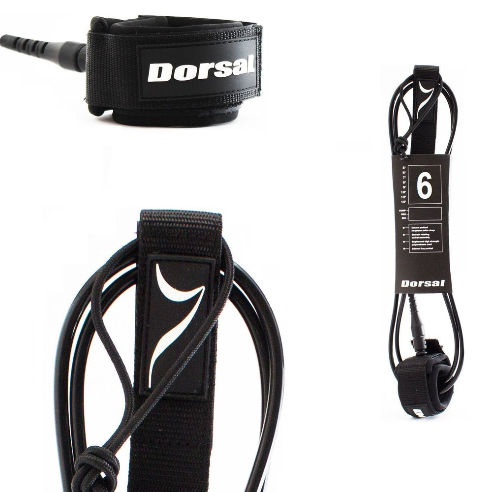 DORSAL Surf Leash for Surfboard Longboard SUP Leg Rope