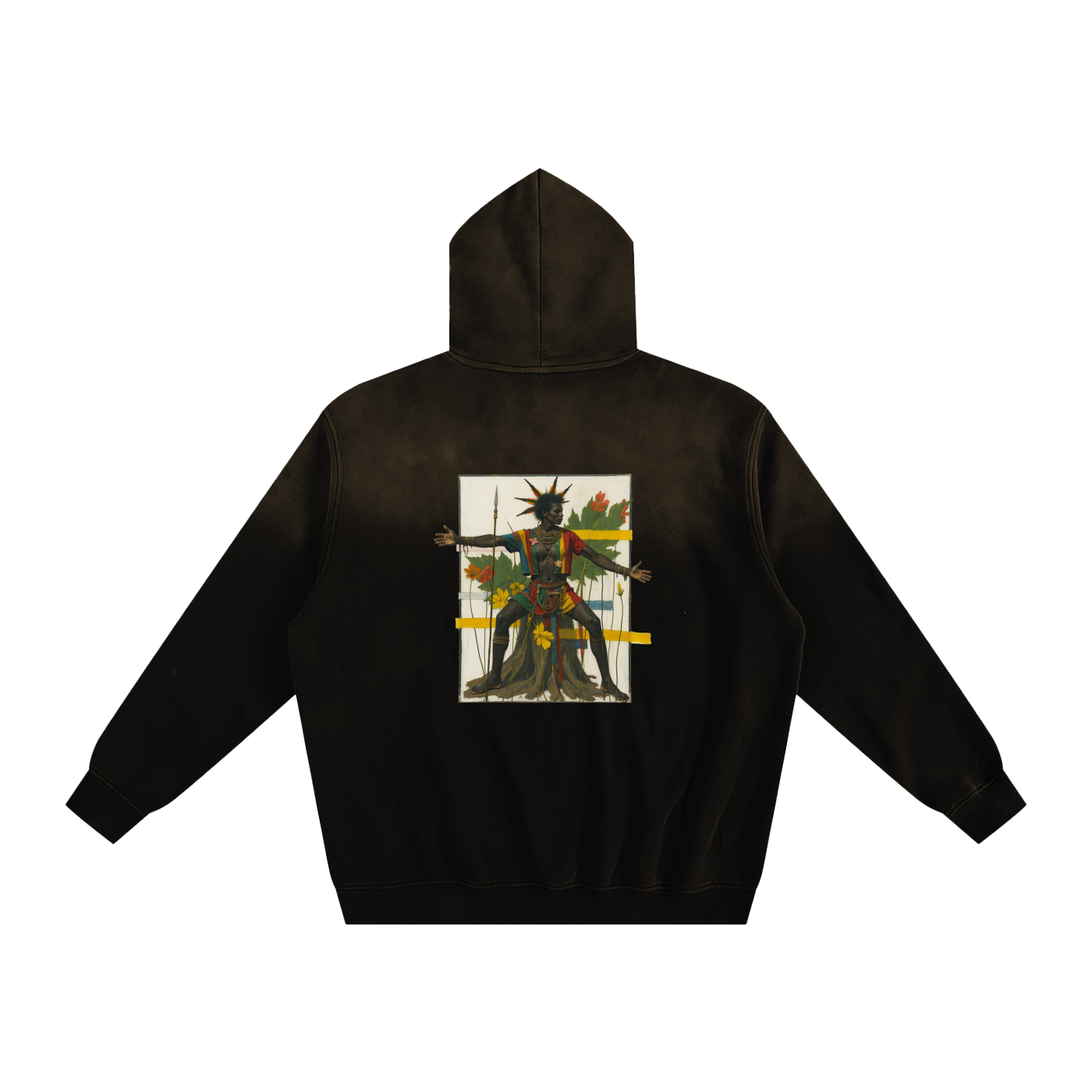 Amaru Khan Stars Sunfade Fleeced Hoodie