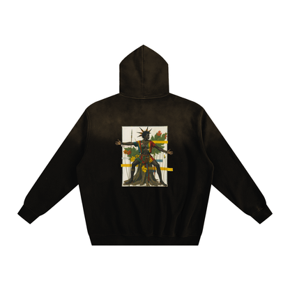 Amaru Khan Stars Sunfade Fleeced Hoodie