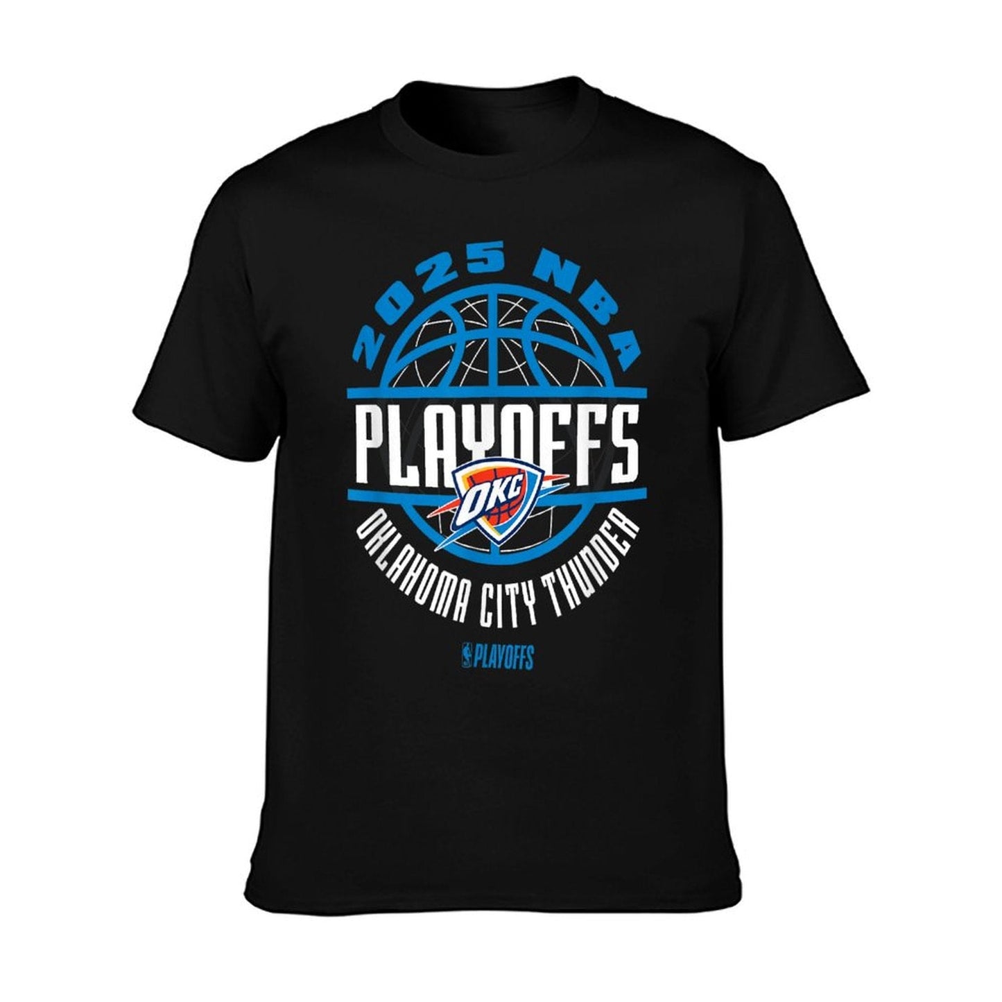 NBA Official Oklahoma City Thunder 2025 Playoffs Game Time T-Shirt