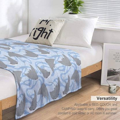 Stingrays - Cownose Ray - Sticker Pack Throw Blanket