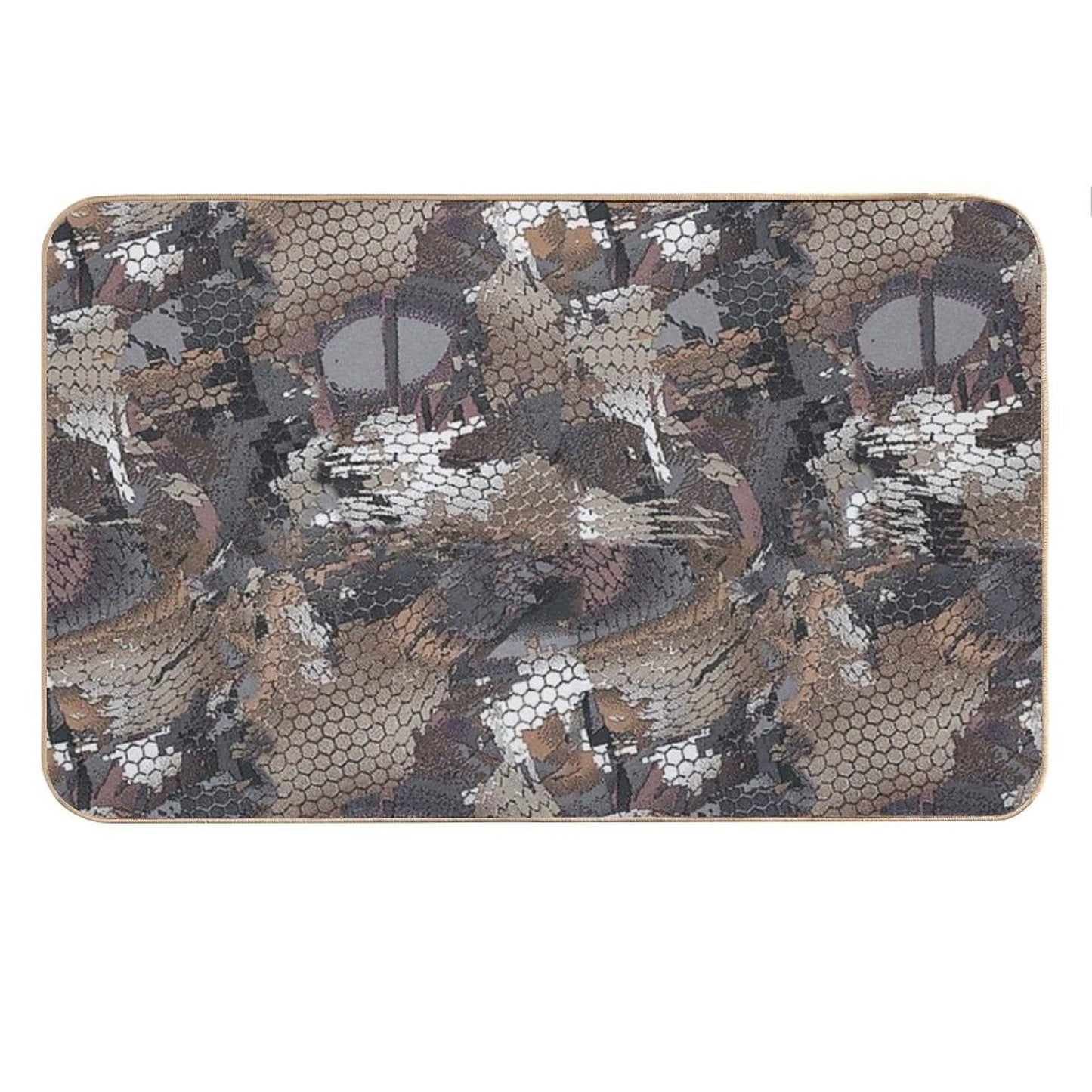 Timber Camouflage Bath Mat