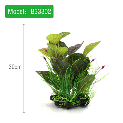 Weighted Artificial Terrarium & Aquarium Plant Decor