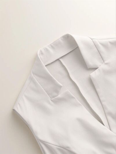 Button Down Vest Coat - Sybaritic Boutique