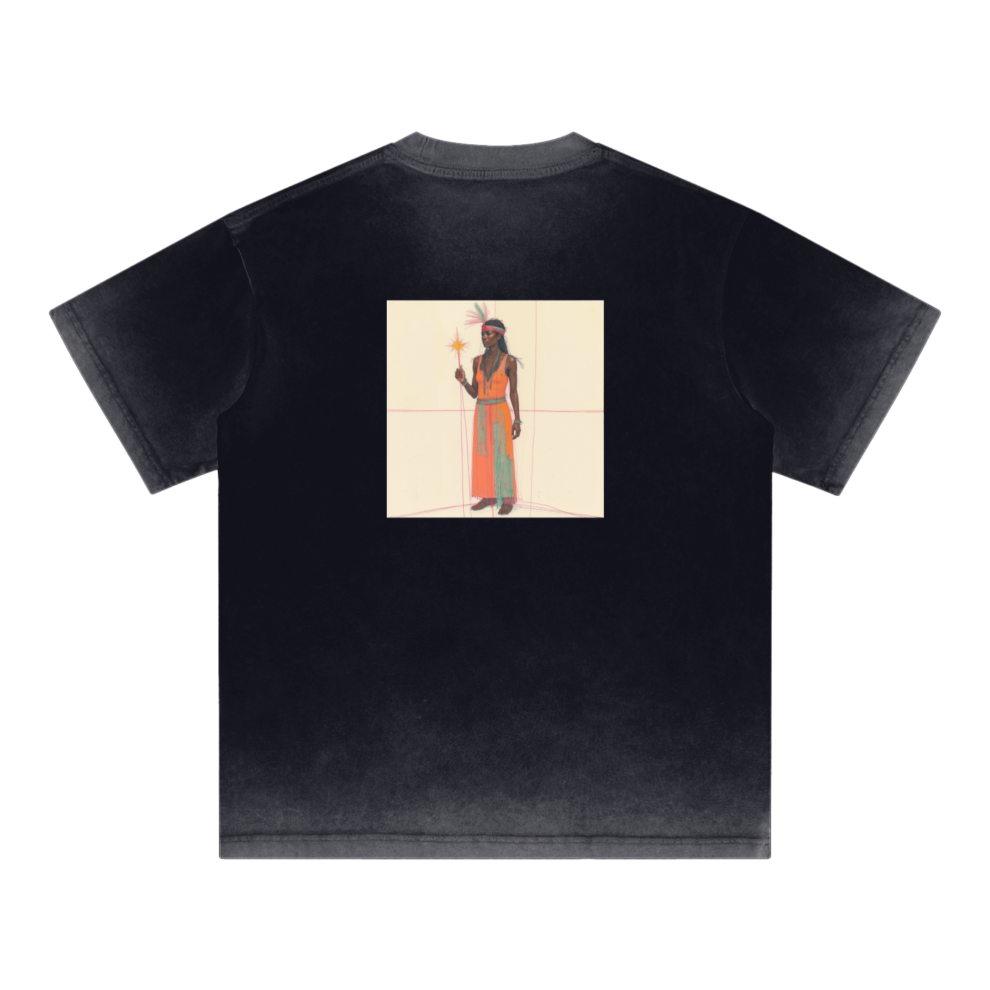 Amaru Khans Reverse Dyed T-shirt