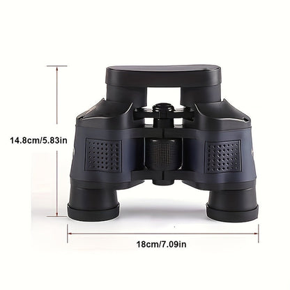 Binoculars For Adults High Power,60x60 With Low Light Night Vision Waterproof Binoculars Watching Outdoor Sports Concerts Binoculars For Bird Watching Professional