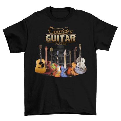 Country Guitar Player T-Shirt