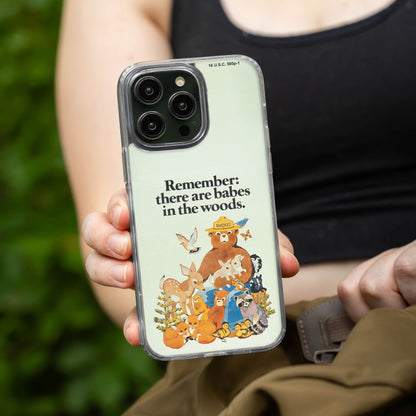 Smokey Bear Classic HD Apple iPhone 14 Series Mag-Safe Phone Case