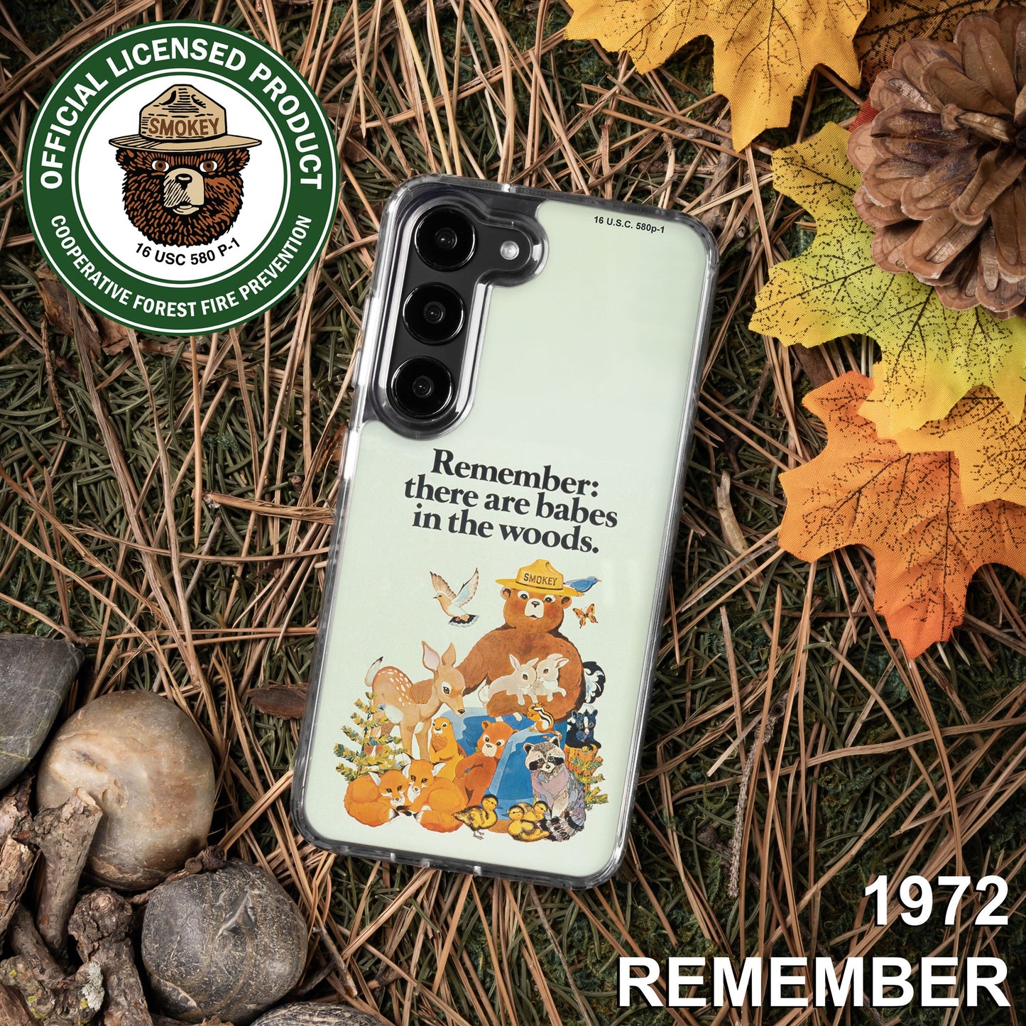 Smokey Bear Classic HD Samsung Galaxy S22 Phone Case