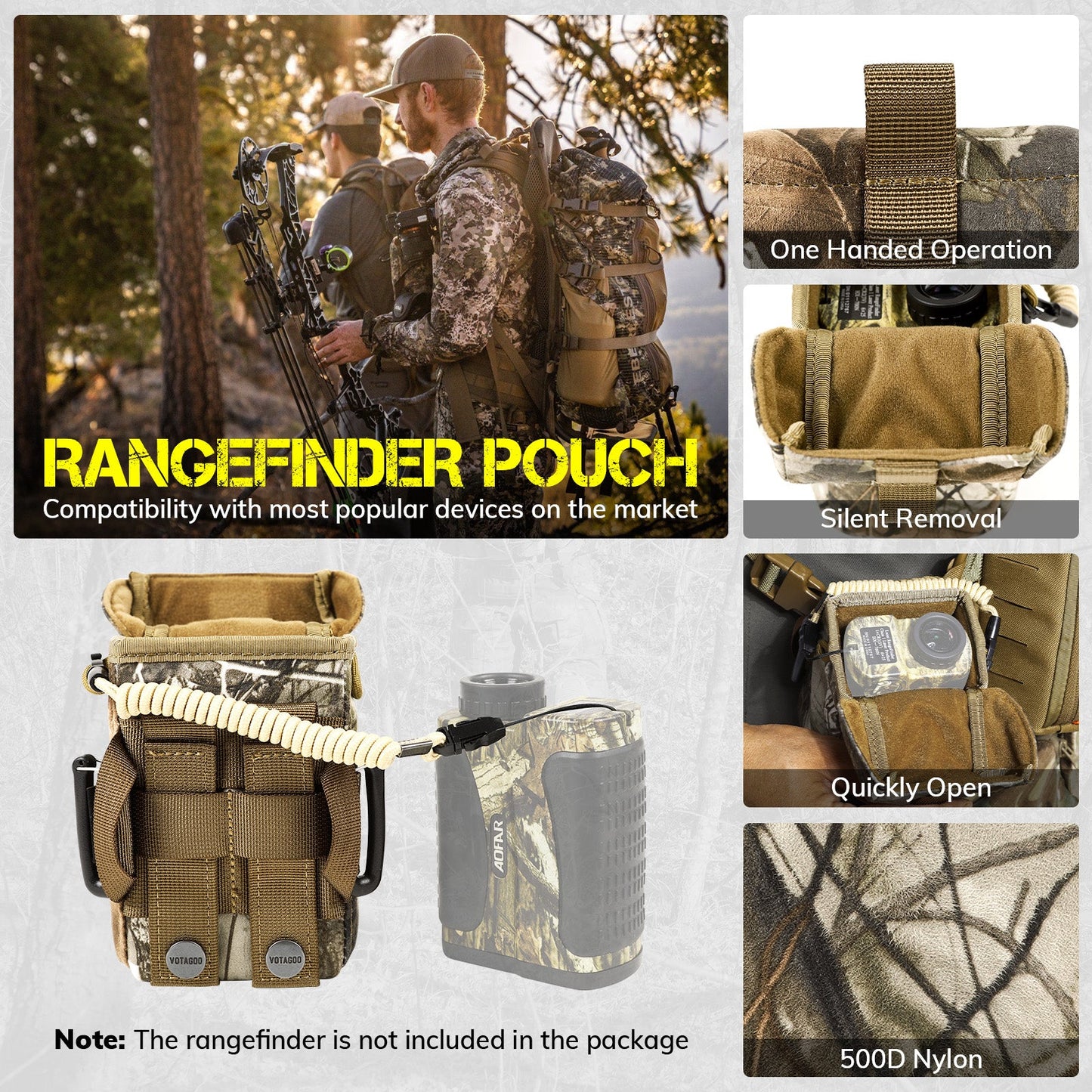 Votagoo Rangefinder Pouch with Protective Padding