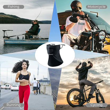 ROCKBROS Summer Cooling Neck Gaiter Breathable Balaclava for Men Women