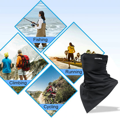 ROCKBROS Neck Gaiter-UPF 50+ Cool Face Cover UV Protection Breathable Neck Gaiters