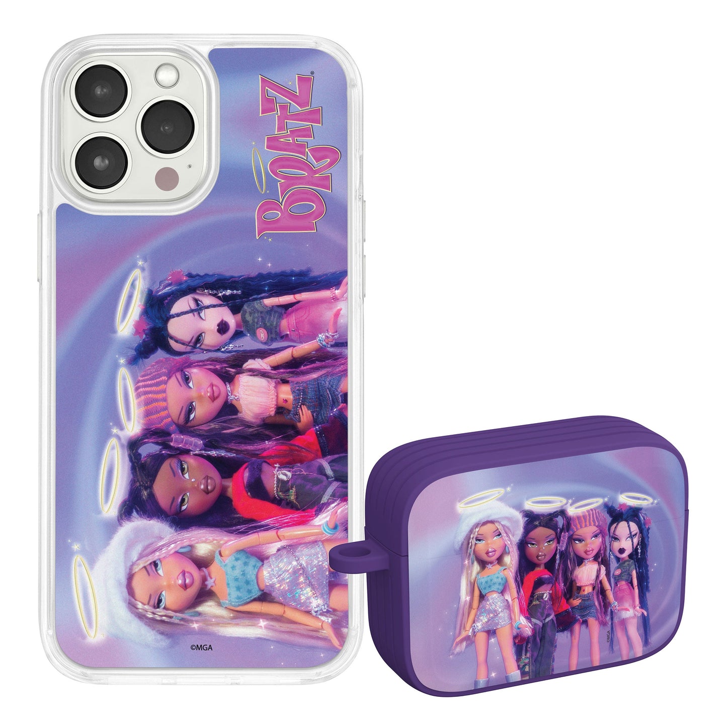 Bratz® Classic HD Apple iPhone 13 Mag-Safe Phone Case and AirPods Pro Combo Package