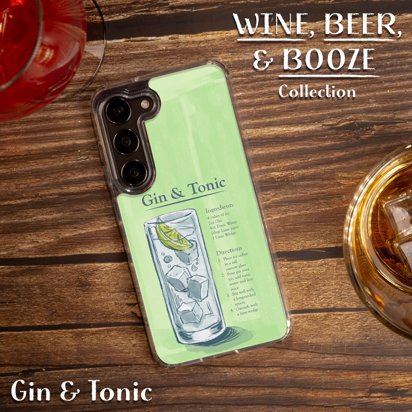 Wine, Beer, & Booze HD Samsung Galaxy S23 Phone Case