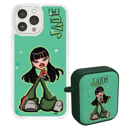 Bratz® Passion For Fashion HD Apple iPhone 14 Mag-Safe Phone Case and AirPods Gen 1 & 2 Combo Package