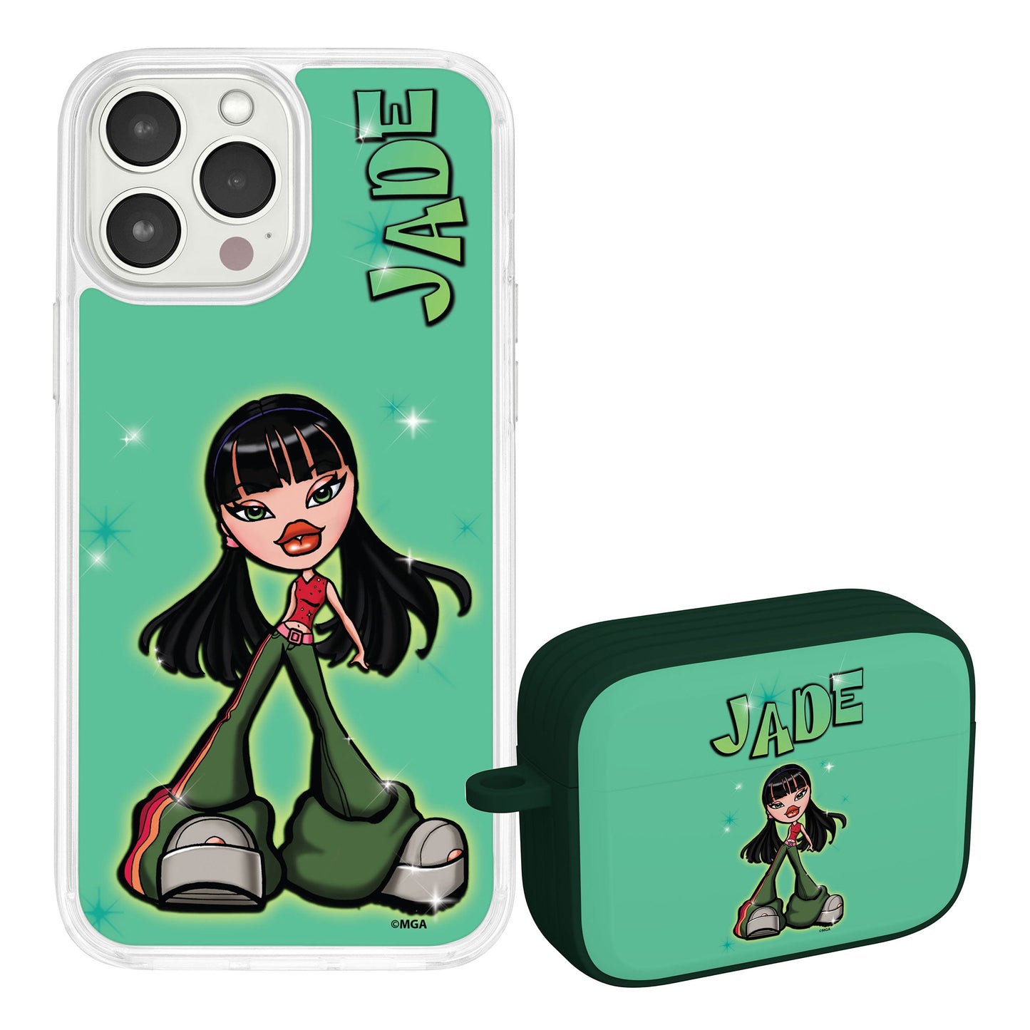 Bratz® Passion For Fashion HD Apple iPhone 12 Mag-Safe Phone Case and AirPods Pro Combo Package